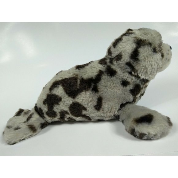 Wild Republic Harbor SEAL PUP Gray Spotted 11" Stuffed Animal Replica Plush Toy - Picture 6 of 9